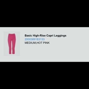 Forever 21 Hot pink Size Medium Leggings